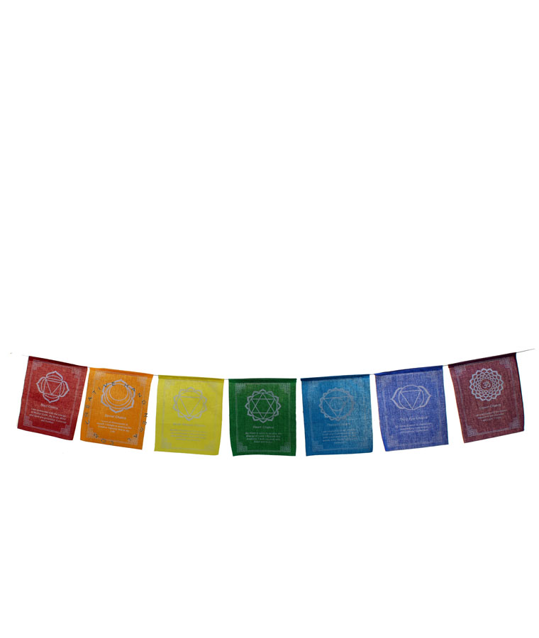 Seven Chakra Prayer Flags Harmonize and Balance Your Energy Centers